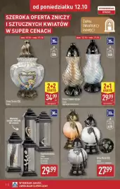 ALDI gazetka | Szeroka oferta zniczy w super cenach! Strona 2: Znicz Serce XXL €34,99, Kapliczka duża €29,99