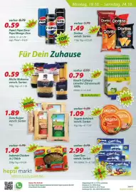 Hepsi-Markt Prospekt woche 42 Seite 20: Doritos €1,49, Rauch Culinary Limette/Zitronensaft €0,79