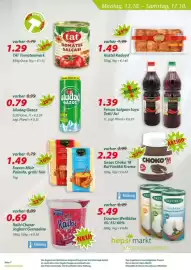 Hepsi-Markt Prospekt woche 42 Seite 7: TAT Tomatenmark €1,29, Favero Misir Polenta €1,49