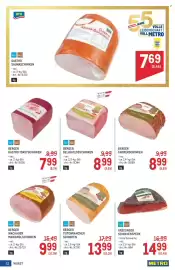 Metro Flugblatt Seite 12: BERGER GASTRO TOASTSCHINKEN €7,99, Greisinger Schinkenspeck €14,99