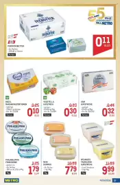Metro Flugblatt Seite 19: Philadelphia Frischkäse €1,79, Portionsbutter €0,11