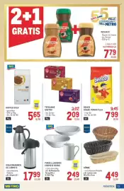 Metro Flugblatt Seite 23: Kaffee Gold €5,65, PORZELLANSERIE COSMO & YOUNG €2,49