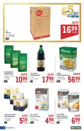 Metro Flugblatt Seite 32: KNORR KÜRBISCREMESUPPE €56,99, DR. OETKER BACKPULVER OD. VANILLINZUCKER €6,99