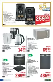 Metro Flugblatt Seite 50: Wasserkocher €14,99, SIEMENS TEILINTEGRIERTER EINBAUGESCHIRRSPÜLER SN53ES22AE €485,00