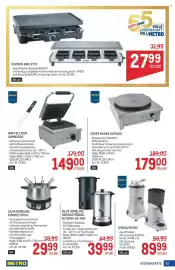 Metro Flugblatt Seite 51: Zitruspresse €89,99, WAFFELEISEN GWMB1000 €149,00