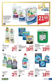 Metro Flugblatt Seite 57: ARIEL PROFESSIONAL VOLLWASCHMITTEL €21,99, FINISH GESCHIRRREINIGER TABS SPARPACK €16,65