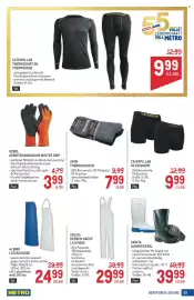 Metro Flugblatt Seite 59: ZIMM THERMOSOCKEN €7,99, CATERPILLAR THERMOSHIRT OD. THERMOHOSE €9,99