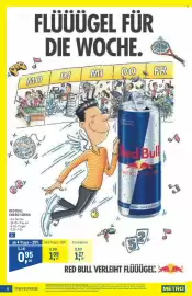 Metro Flugblatt Seite 6: RED BULL ENERGY DRINK €0,95