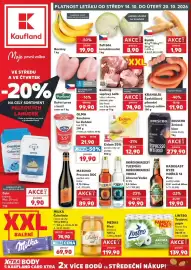 Kaufland leták týden 42 Strana 1: Eduscho zrnková káva €279,90, Linteo toaletní papír aroma green tea €139,90