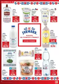 Kaufland leták týden 42 Strana 20: Jarmark acidofilní mléko €28,90, Jarmark zakysaná smetana €12,90