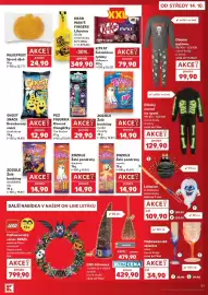 Kaufland leták týden 42 Strana 31: Zozole želé pendreky duchové €14,90, Zozole želé bonbóny strašidelný mix €14,90