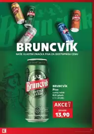Kaufland leták týden 42 Strana 47: Bruncvik světlý ležák €13,90