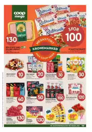 Coop Mega kundeavis uke 42 Side 1: COOP KAFFE €40,00, Freia storplater, Medlemspris