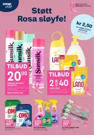Coop Mega kundeavis uke 42 Side 10: ZALO KJØKKENSPRAY €30,00, SUNSILK BALSAM/ SHAMPOO €20,00