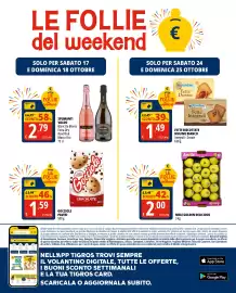 Volantino Tigros Pagina 24: Spumanti Valdo Blanc De Blancs Extra Dry Rosé Brut Marca Oro €2,79