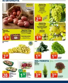 Volantino Tigros Pagina 8: Uva di Puglia IGP €2,69, Carta delle Insalate Bonduelle €1,79