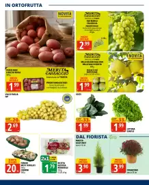 Volantino Tigros Pagina 8: Coste €1,99, Uva di Puglia IGP €2,69