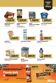 Príma akciós újság hét 42 Oldal 3: Szarvasi mozzarella €529,00, Melina főzötejszín €499,00