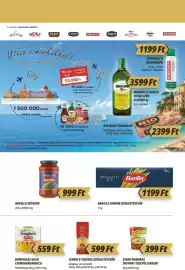 Príma akciós újság hét 42 Oldal 6: Monini classico extra szűz olívaolaj €3.599,00, Barilla durum száraztészták €1.199,00