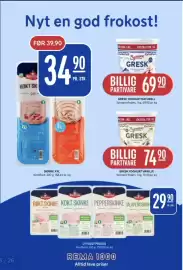 Rema 1000 kundeavis uke 42 Side 15: SKINKE XXL €34,90, GRESK YOGHURT VANILJE €74,90