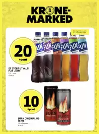 Bunnpris kundeavis uke 42 Side 12: ET STORT UTVALG FUN LIGHT €20,00, BURN ORIGINAL OG ZERO €10,00
