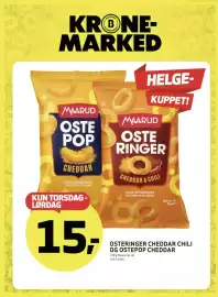 Bunnpris kundeavis uke 42 Side 16: OSTERINGER CHEDDAR CHILI OG OSTEPOP CHEDDAR €15,00