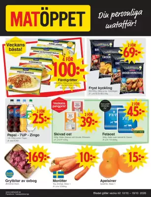 Matöppet (giltig till och med 18-10)