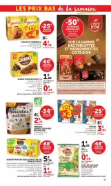 Catalogue U Express page 11: MIKADO €3,91, CRACOTTE FOURREE LU €4,76
