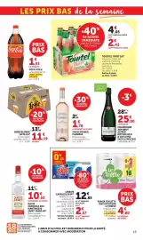 Catalogue U Express page 13: Le Trèfle Papier Toilette €4,80, Alfred Rothschild Champagne AOP Brut €25,90