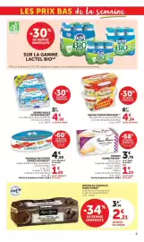 Catalogue U Express page 9: President Beurre Tendre €4,34, Bonne Maman Tarte au citron €3,78