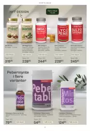 Helsam tilbudsavis Side 3: EPI-Magnesium €228,95, Obbekjærs Pebermyntetabletter €54,95