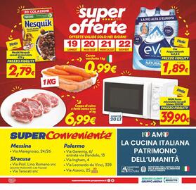 Volantino Iper Super Conveniente Pagina 28: NGM forno microonde con grill €39,90, Coppa di suino €6,99