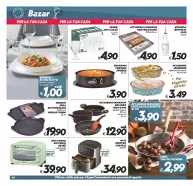 Volantino Iper Super Conveniente Pagina 26: Ingrid calici in vetro €4,90, Accademia Mugnano tris teglie pizza €4,90