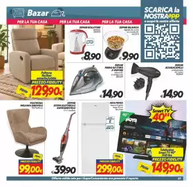 Volantino Iper Super Conveniente Pagina 27: ZEPHIR bilancia digitale da cucina €9,90, ZEPHIR ferro da stiro a vapore €14,90