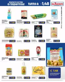 Volantino Maxisconto Pagina 3: Riso basmati classico Gallo €1,48, Miscela per pizza istantanea molino spadoni €1,48