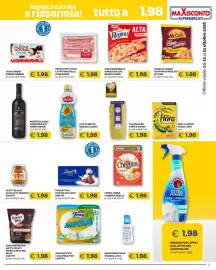 Volantino Maxisconto Pagina 5: Asciugatutto veli mega foxy €1,98, Croccantini per gatto adulto expert Amico Mio Selex €1,98