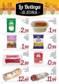 Volantino Zona Pagina 16: Trancio di salame toscano monte san savino €11,99, Bresaola Valtellina Rigamonti €2,89