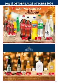 Volantino Zona Pagina 21: Kinley tonic water €0,85, Branca Menta €14,90
