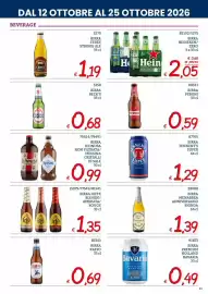 Volantino Zona Pagina 23: Birra Heineken/Zero €2,05, Birra Leffe Blonde/Ambra/Rouge €1,35