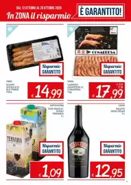 Volantino Zona Pagina 3: Terramia vino rosso italiano DRY €1,09, Baileys Irish Cream €12,95