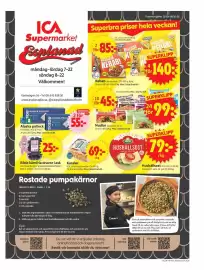 ICA Supermarket reklamblad vecka 42 Sida 1