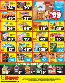 Usave catalogue week 42 Page 2: UBRAND Instant Porridge €19,99, BOKOMO WEET-BIX WHOLEGRAIN WHEAT BISCUITS €49,99