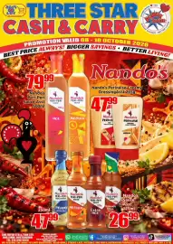 Three Star Cash and Carry catalogue Page 4: Nando's Peri-Peri Sauce Assorted €79,99