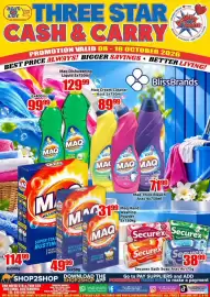 Three Star Cash and Carry catalogue Page 5: SAVE -a- LOT OUR COMMUNITY STORE THREE STAR CASH & CARRY YOU POWERTRADE POW