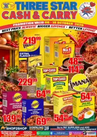 Three Star Cash and Carry catalogue Page 6: SAVE -a- LOT OUR COMMUNITY STORE THREE STAR CASH & CARRY YOU POWERTRADE POW