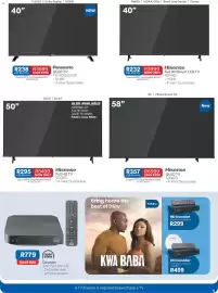 OK Furniture catalogue Page 11: Panasonic 40" QLED TV €3.699,00, Hisense QLED TV 58Q6Q €6.999,00