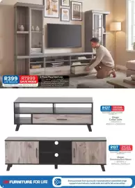 OK Furniture catalogue Page 4: Megan Entertainment Stand €1.599,00, Megan Coffee Table €1.599,00
