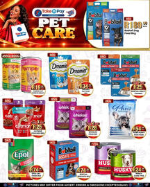 Take 'n Pay catalogue week 42 Page 28: Catmor Pouches €25,00, Bobtail Dog Food €189,99