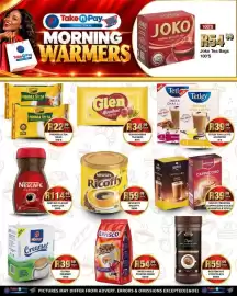 Take 'n Pay catalogue week 42 Page 12: Tetley Instant Chai Latte Assorted €39,99, Clover Creamer €39,99