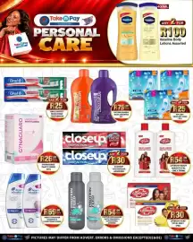 Take 'n Pay catalogue week 42 Page 25: My Lady Sanitary Pads €25,00, Vaseline Body Lotions Assorted €100,00
